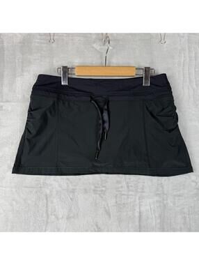 Lululemon Skirt Size 8 Black Pleated Tennis Skort Athletic Build In Shorts Prepy